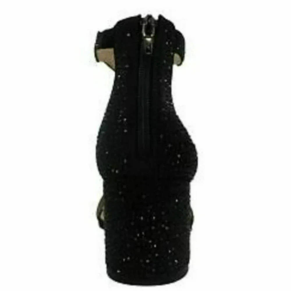 INC International Concepts Hadwin Scallop Block Heel Sandals-9 - Picture 2 of 7